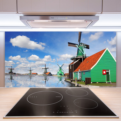 Painel vidro cozinha Arquitetura residencial