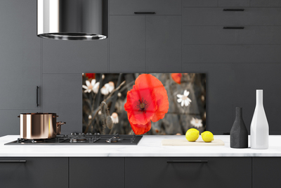 Painel cozinha Planta de flores