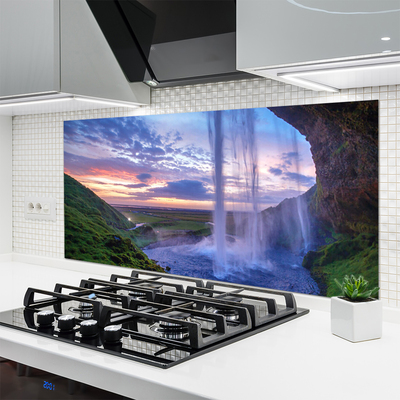 Painel cozinha Paisagem de Cachoeira Água