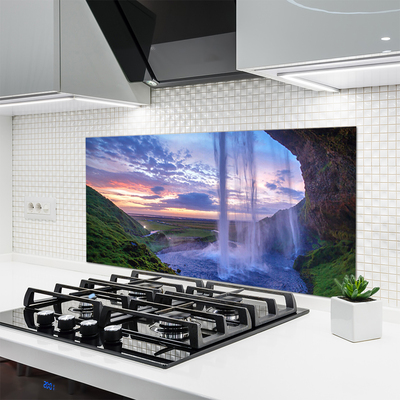 Painel cozinha Paisagem de Cachoeira Água