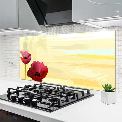 Painel cozinha Planta de flores