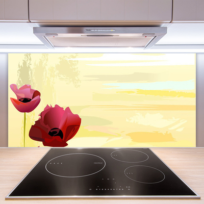 Painel cozinha Planta de flores