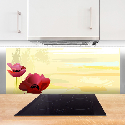 Painel cozinha Planta de flores