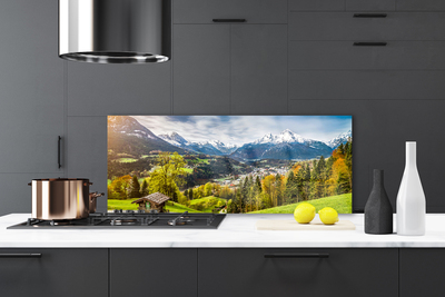 Painel cozinha Paisagem dos Alpes