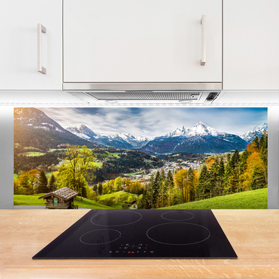 Painel cozinha Paisagem dos Alpes