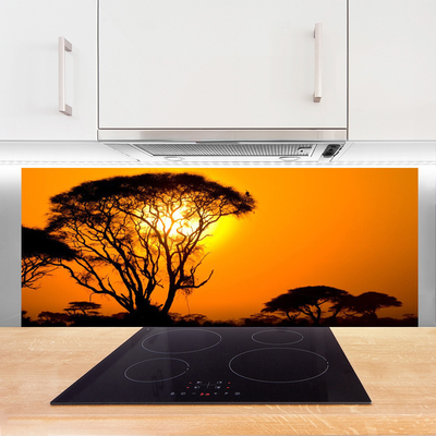 Painel cozinha Árvores Sol Natureza