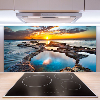 Painel cozinha Paisagem do Mar e do Sol