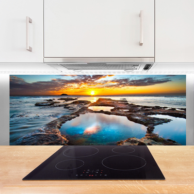 Painel cozinha Paisagem do Mar e do Sol