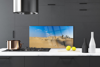 Painel vidro cozinha Paisagem desértica de areia