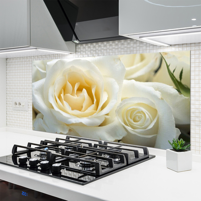 Painel cozinha Flores de rosas