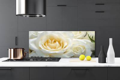 Painel cozinha Flores de rosas