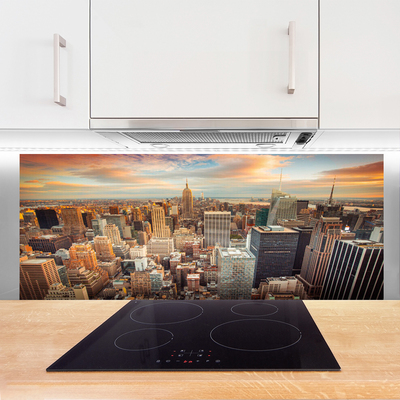 Painel vidro cozinha Casas da Cidade