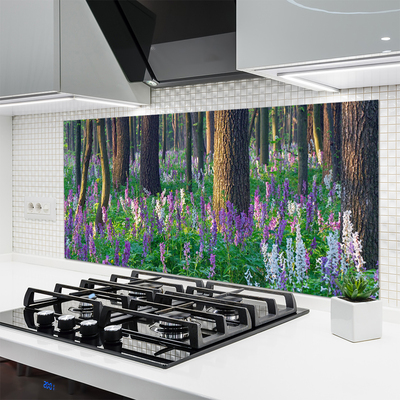 Painel cozinha Flores da Floresta Natureza