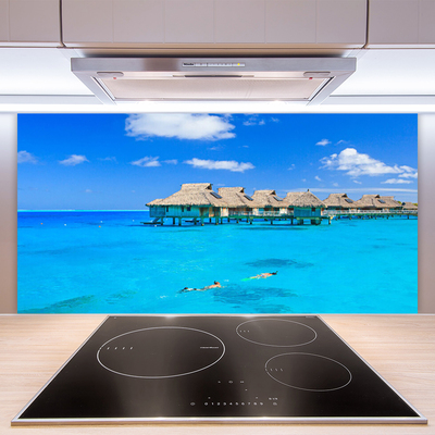 Painel cozinha Arquitetura do Mar Água