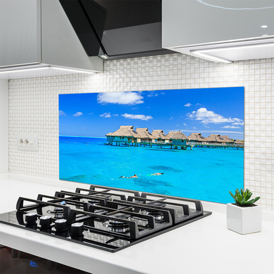 Painel cozinha Arquitetura do Mar Água