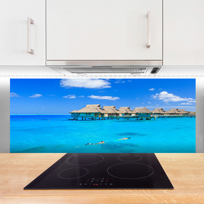 Painel cozinha Arquitetura do Mar Água