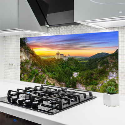 Painel cozinha Paisagem de montanhas