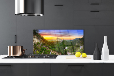 Painel cozinha Paisagem de montanhas