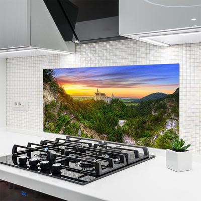 Painel cozinha Paisagem de montanhas