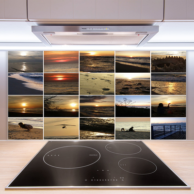 Painel vidro cozinha Paisagem Marinha