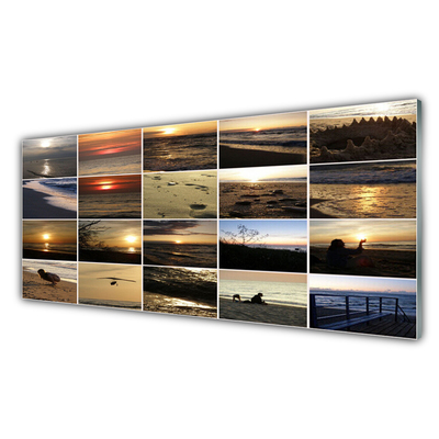 Painel vidro cozinha Paisagem Marinha