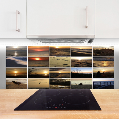 Painel vidro cozinha Paisagem Marinha