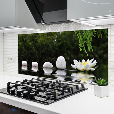 Painel cozinha Flor de Lótus Nenúfar