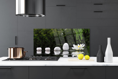 Painel cozinha Flor de Lótus Nenúfar