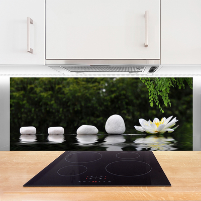 Painel cozinha Flor de Lótus Nenúfar