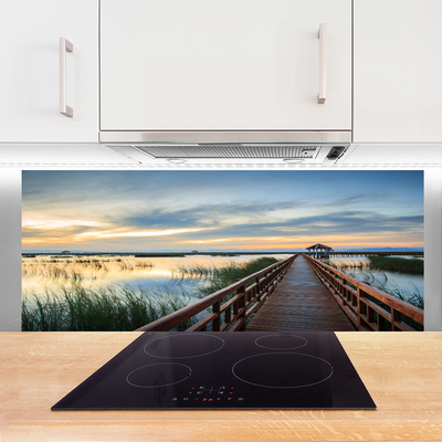 Painel vidro cozinha Arquitetura de pontes