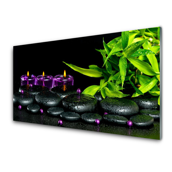 Painel cozinha Lindas velas de spa