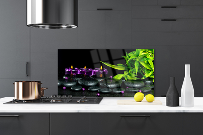 Painel cozinha Lindas velas de spa