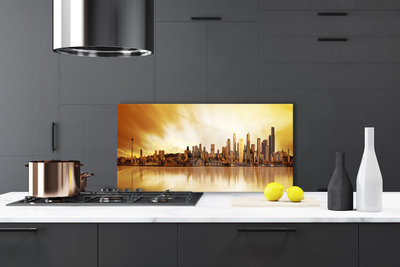 Painel vidro cozinha Casas da Cidade