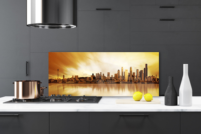 Painel vidro cozinha Casas da Cidade