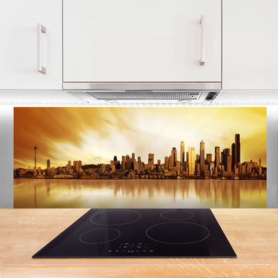 Painel vidro cozinha Casas da Cidade