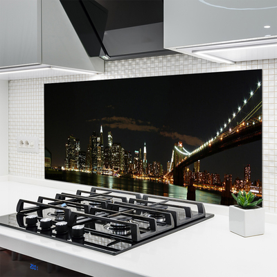 Painel vidro cozinha Arquitetura da Cidade da Ponte