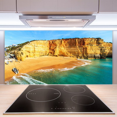 Painel vidro cozinha Paisagem da Baía