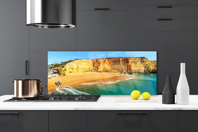 Painel vidro cozinha Paisagem da Baía