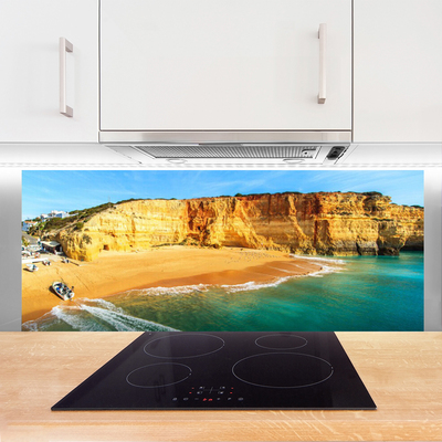 Painel vidro cozinha Paisagem da Baía
