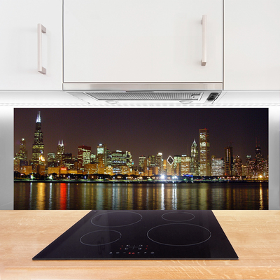 Painel vidro cozinha Casas da Cidade