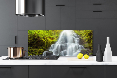 Painel vidro cozinha Cachoeira da Natureza