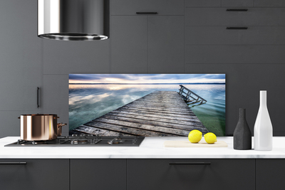 Painel vidro cozinha Arquitetura de pontes