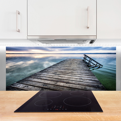 Painel vidro cozinha Arquitetura de pontes