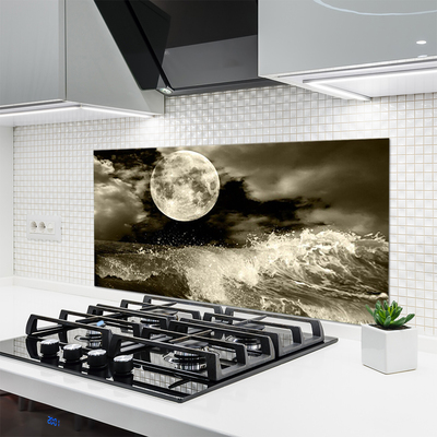 Painel cozinha Paisagem noturna da lua