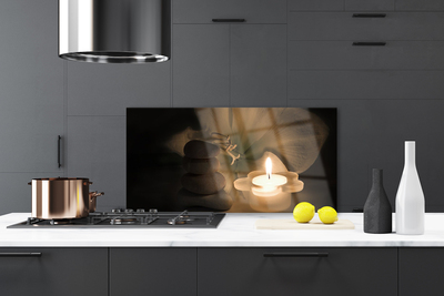 Painel cozinha Vela Spa Stones