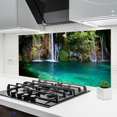 Painel cozinha Lago Cachoeira Natureza
