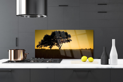 Painel vidro cozinha Árvores Natureza Planta