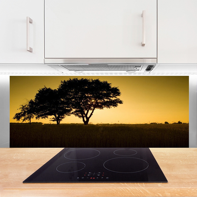 Painel vidro cozinha Árvores Natureza Planta