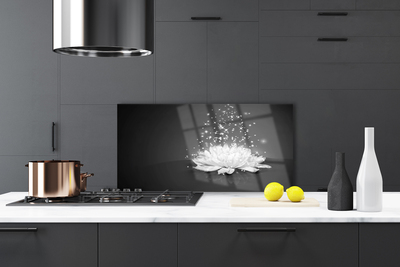 Painel vidro cozinha Flor Planta Natureza