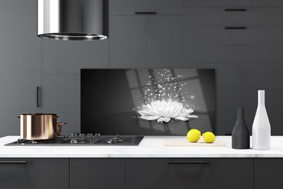 Painel vidro cozinha Flor Planta Natureza